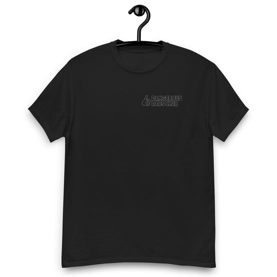 Dangerous Dads Club T-Shirt - grey outline logo