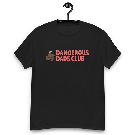 Dangerous Dads Club T-Shirt - Red logo-dark thumb