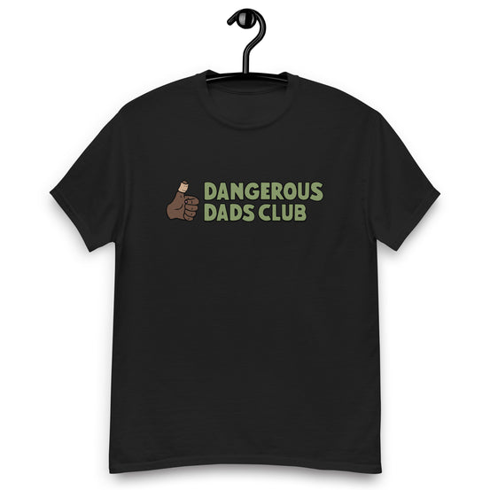 Dangerous Dads Club T-Shirt - Green logo-dark thumb