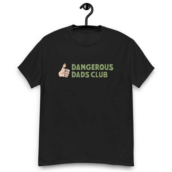 Dangerous Dads Club T-Shirt - Green logo-light thumb