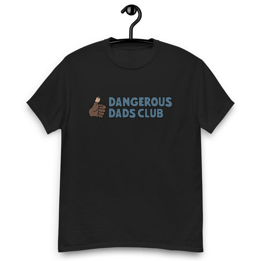 Dangerous Dads Club T-Shirt - Blue logo-dark thumb
