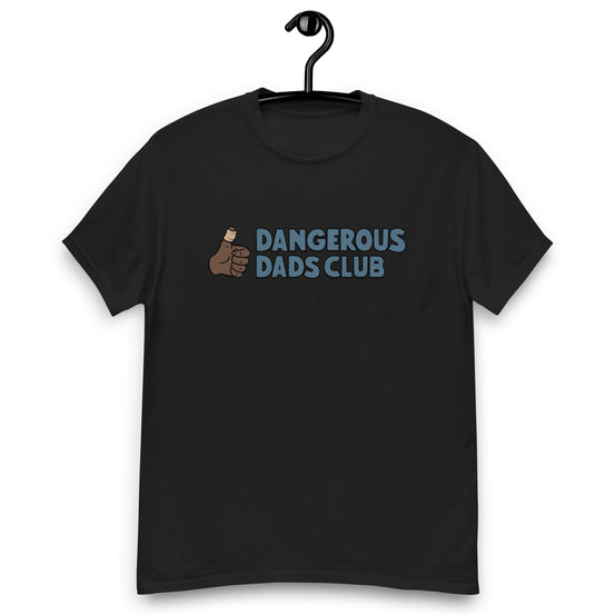 Dangerous Dads Club T-Shirt - Blue logo-dark thumb
