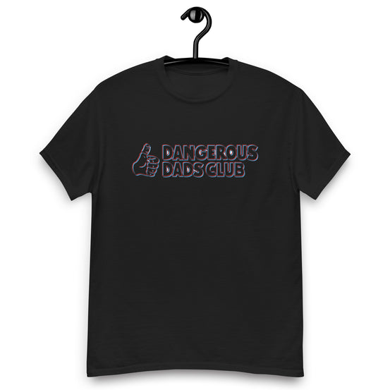 Dangerous Dads Club T-Shirt - Red-blue outline logo