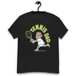 Tennis Brown Hair Light Skin Tone Glasses Short Stubble Dad T-Shirt