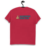Dangerous Dads Club T-Shirt - Blue logo with tan thumb