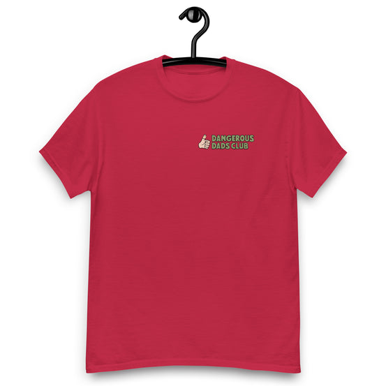 Dangerous Dads Club T-Shirt - Green logo with light thumb