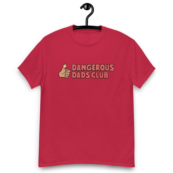 Dangerous Dads Club T-Shirt - Red logo-tan thumb