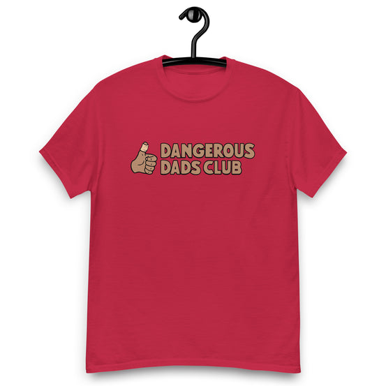 Dangerous Dads Club T-Shirt - Brown logo - tan thumb