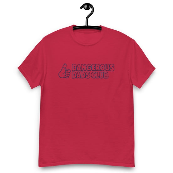Dangerous Dads Club T-Shirt - Navy outline logo