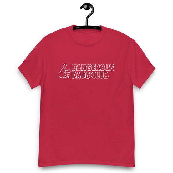 Dangerous Dads Club T-Shirt - White outline logo