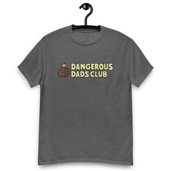 Dangerous Dads Club T-Shirt - yellow logo-dark thumb