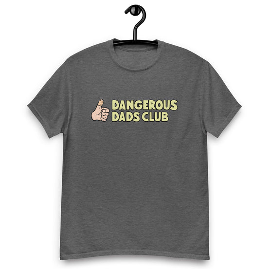 Dangerous Dads Club T-Shirt - yellow logo-light thumb