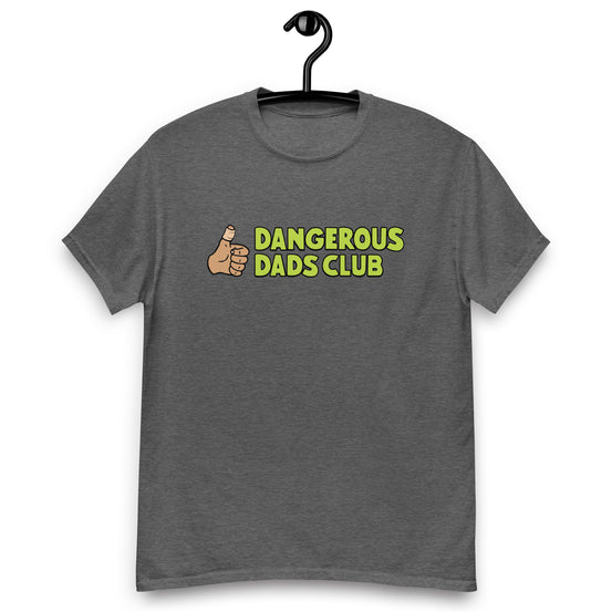 Dangerous Dads Club T-Shirt - L.green logo-tan thumb