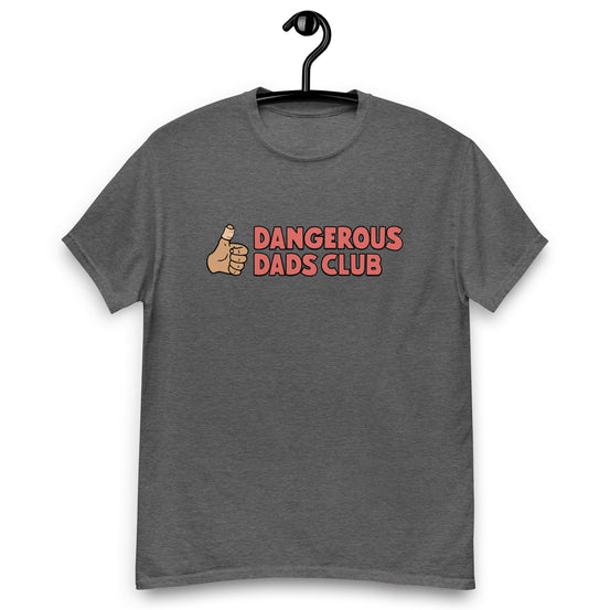 Dangerous Dads Club T-Shirt - Red logo-tan thumb