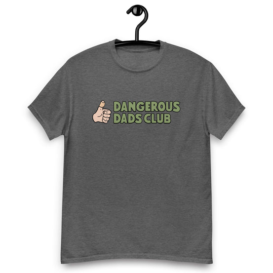 Dangerous Dads Club T-Shirt - Green logo-light thumb
