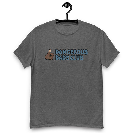 Dangerous Dads Club T-Shirt - Blue logo-dark thumb