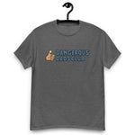 Dangerous Dads Club T-Shirt - Blue logo - tan thumb