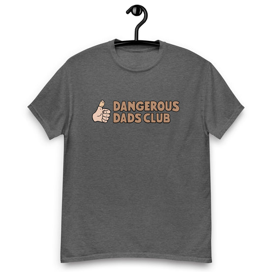 Dangerous Dads Club T-Shirt - Brown logo - light thumb
