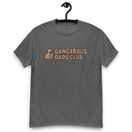Dangerous Dads Club T-Shirt - Brown logo - tan thumb
