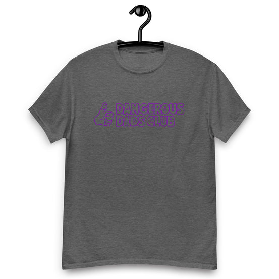 Dangerous Dads Club T-Shirt - purple outline logo