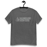 Dangerous Dads Club T-Shirt - White outline logo