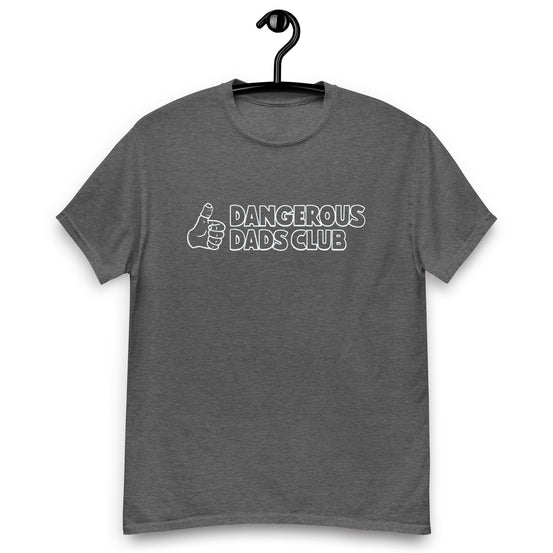 Dangerous Dads Club T-Shirt - White outline logo