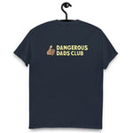 Dangerous Dads Club T-Shirt - yellow logo with tan thumb