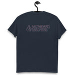 Dangerous Dads Club T-Shirt - red-blue outline logo
