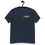 Dangerous Dads Club T-Shirt - yellow logo with dark thumb