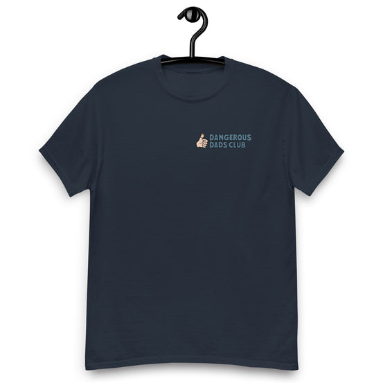 Dangerous Dads Club T-Shirt - Blue logo with light thumb