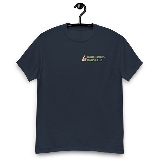 Dangerous Dads Club T-Shirt - Green logo with light thumb