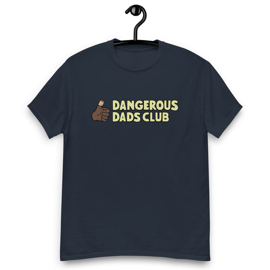 Dangerous Dads Club T-Shirt - yellow logo-dark thumb