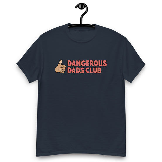 Dangerous Dads Club T-Shirt - Red logo-tan thumb