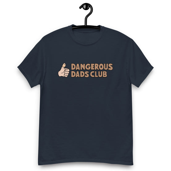 Dangerous Dads Club T-Shirt - Brown logo - light thumb
