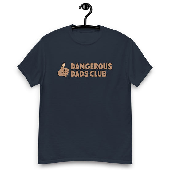 Dangerous Dads Club T-Shirt - Brown logo - tan thumb