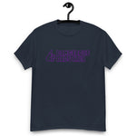 Dangerous Dads Club T-Shirt - purple outline logo
