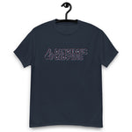 Dangerous Dads Club T-Shirt - Red-blue outline logo