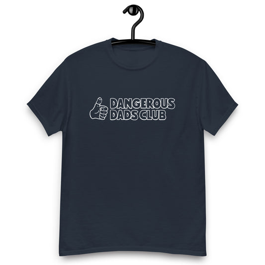 Dangerous Dads Club T-Shirt - White outline logo