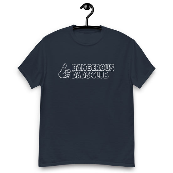 Dangerous Dads Club T-Shirt - White outline logo