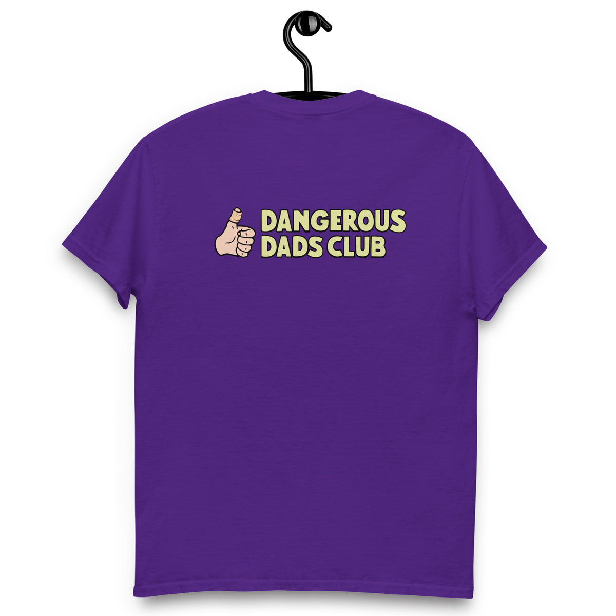 Dangerous Dads Club T-Shirt - yellow logo with light thumb