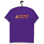 Dangerous Dads Club T-Shirt - red logo with tan thumb