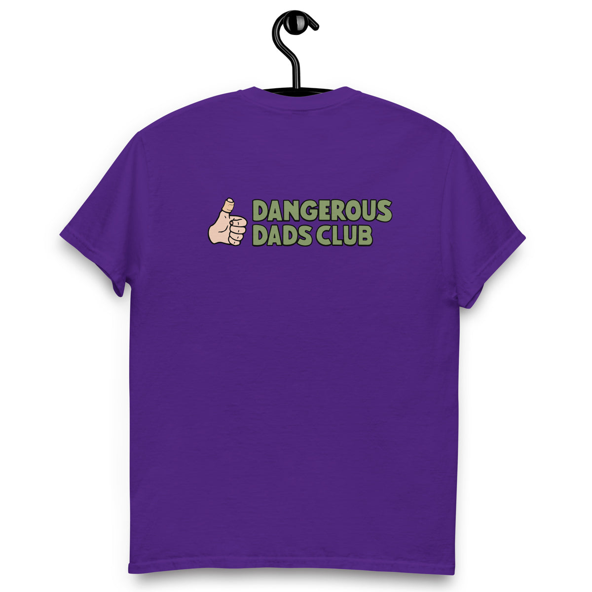 Dangerous Dads Club T-Shirt - Green logo with light thumb