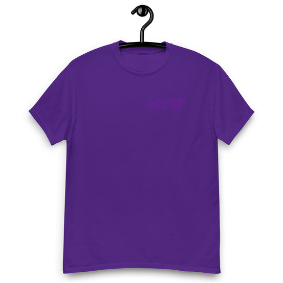 Dangerous Dads Club T-Shirt - purple outline logo