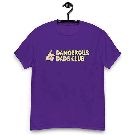 Dangerous Dads Club T-Shirt - yellow logo-light thumb