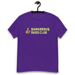 Dangerous Dads Club T-Shirt - yellow logo-tan thumb