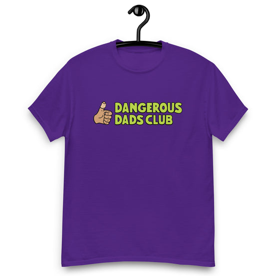 Dangerous Dads Club T-Shirt - L.green logo-tan thumb
