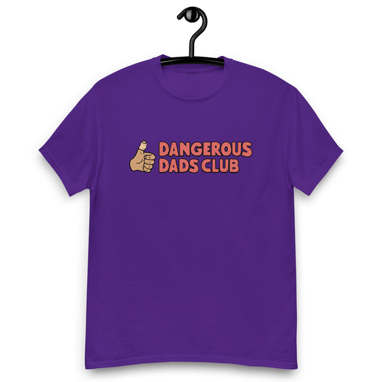 Dangerous Dads Club T-Shirt - Red logo-tan thumb