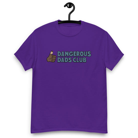 Dangerous Dads Club T-Shirt - Blue logo-dark thumb