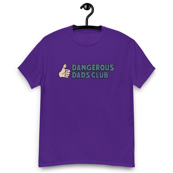 Dangerous Dads Club T-Shirt - Blue logo-light thumb