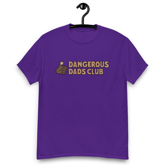 Dangerous Dads Club T-Shirt - Brown logo - dark thumb
